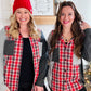 Red & Grey Plaid Shacket