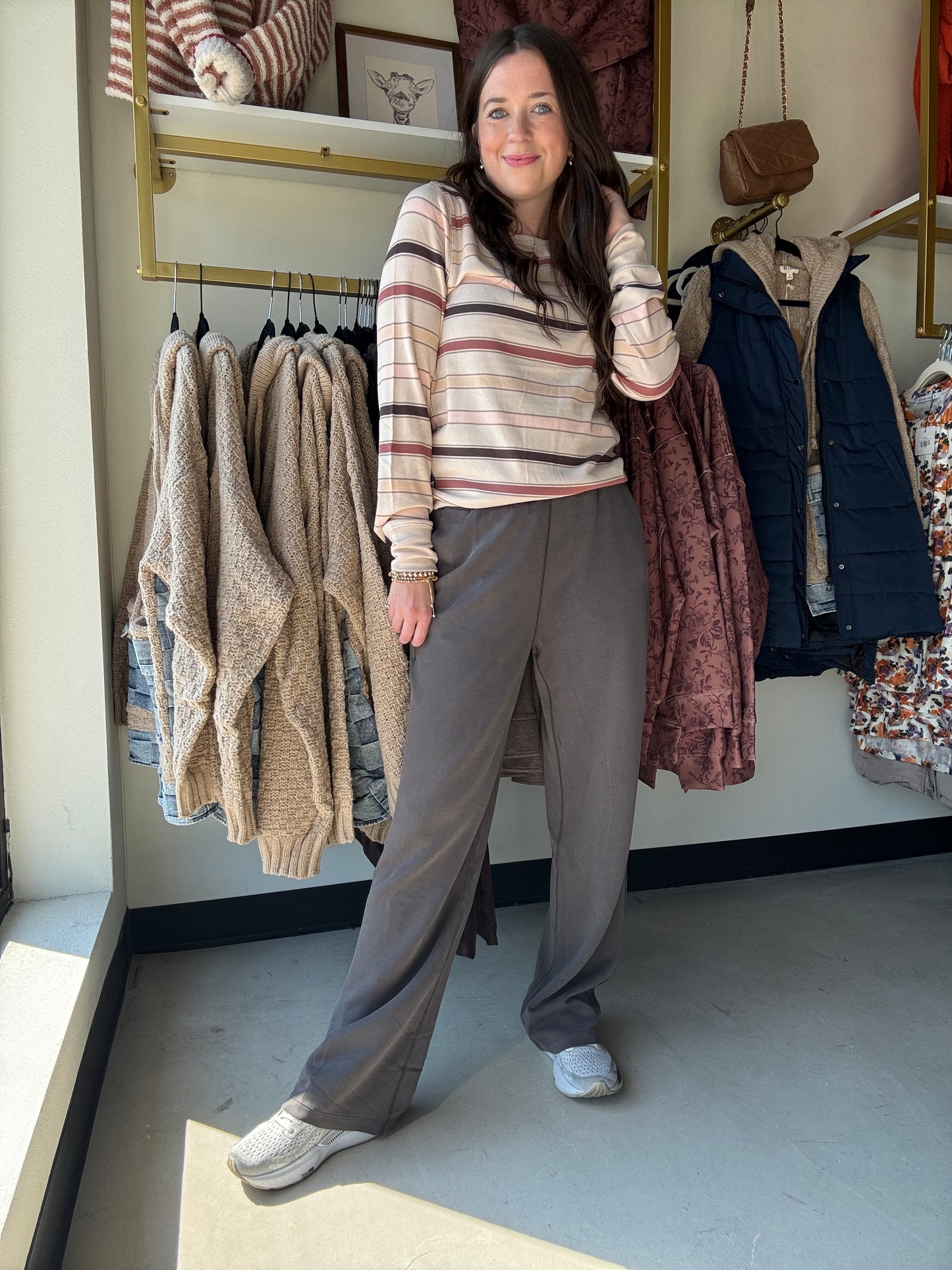 Charcoal Casual Bottoms