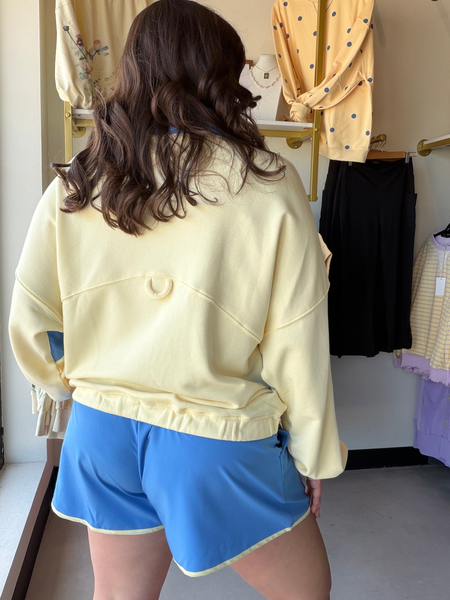Lemonilla Aqua French Terry Pullover