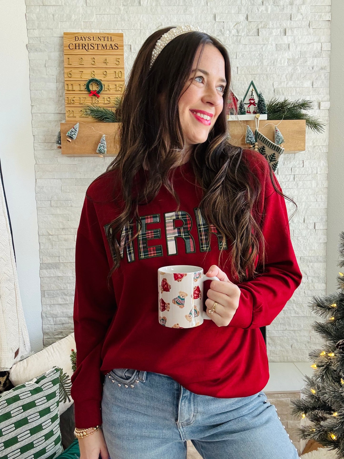 Merry Plaid Luxe Pullover