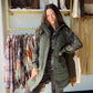 Finley Plaid Olive & Brown Top