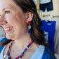 Patriotic Scarf Necklace