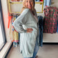 Sage Desi Sweatshirt Cardigan