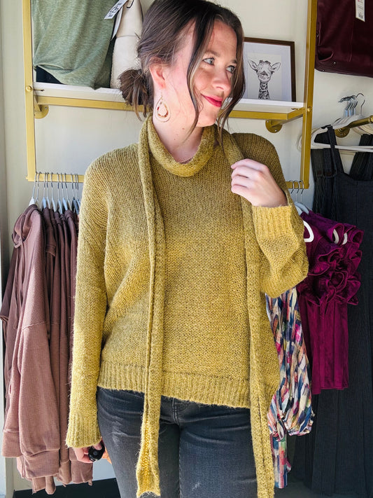 Tay Light Olive Sweater