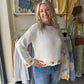 Crochet Detail Knit Sweater
