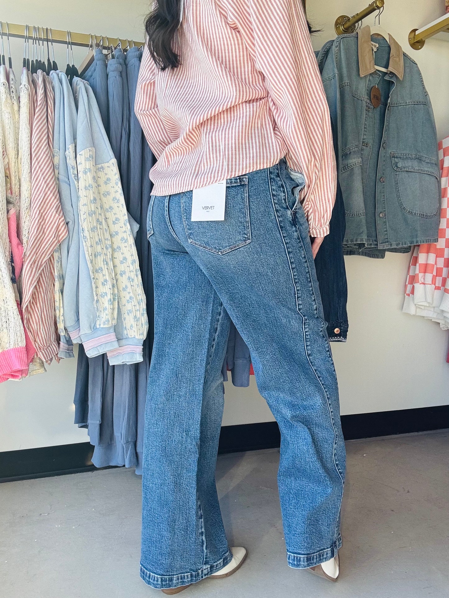 Lady Bird Tie Twist Jeans