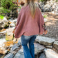 Mauve Meg Pullover Poncho