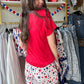 Red Everyday Basic Tee