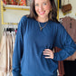 Navy Corrine Pullover