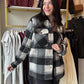 Black & White Plaid Jacket
