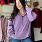 Periwinkle Elastic Hem Hoodie