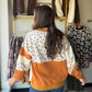 Mocha Stripe Accent Pullover