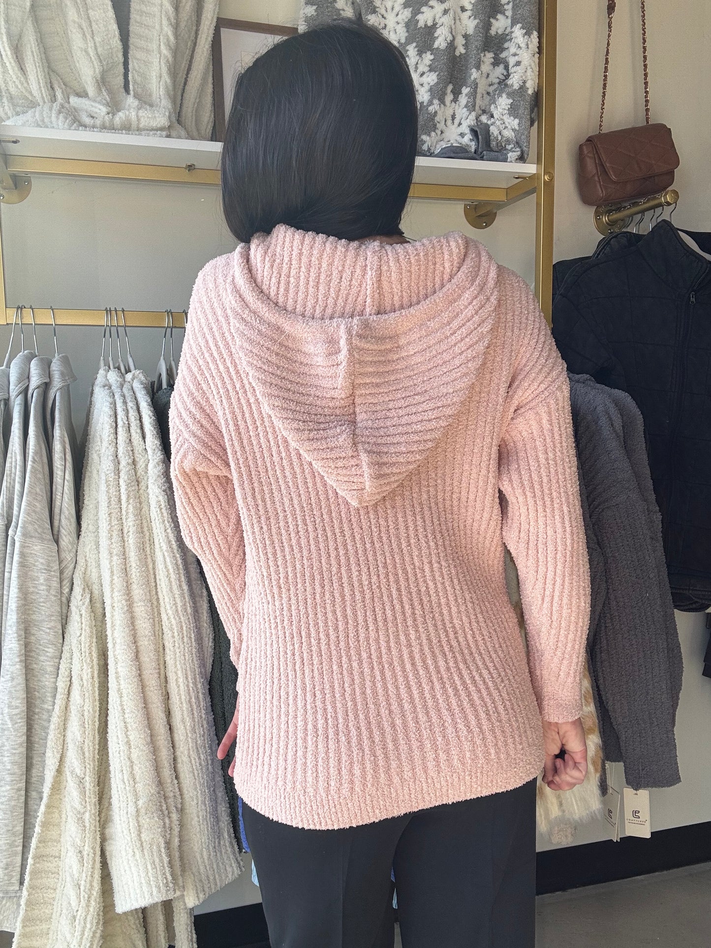 Pink Luxe Hoodie Sweater