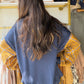 Navy Plaid Luxeknit Long Sleeve Pullover