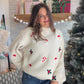 Christmas Motif Chenille Sweater