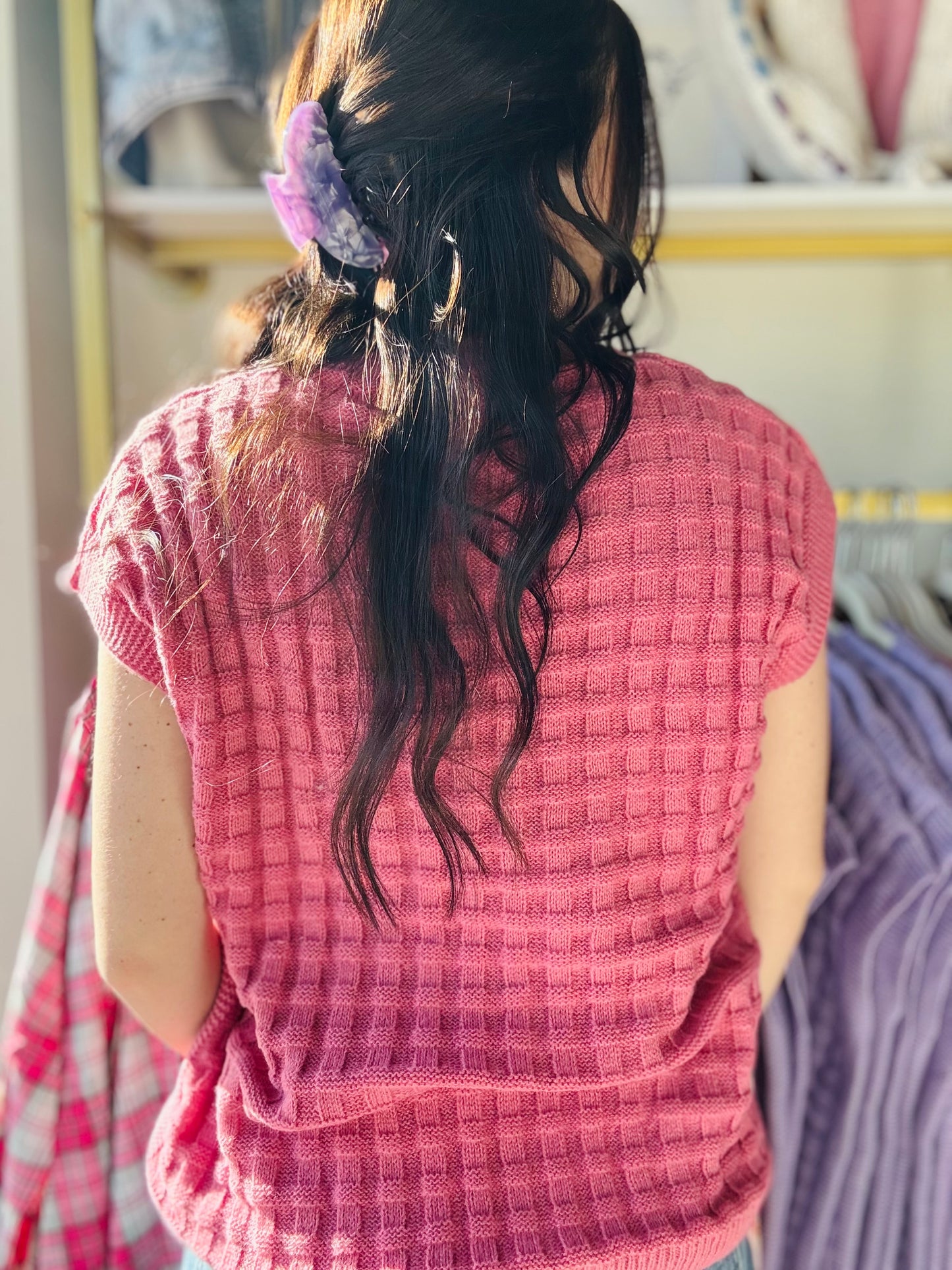 Rose Kelly Knit Sweater