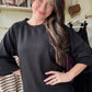 Black Short Sleeve Pullover