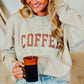 Coffee Puff Knit Sweater