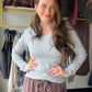 Heather Grey Stacy Top