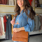 V Neck Embroidered Fringe Top
