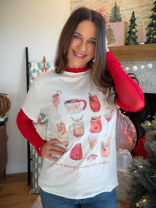 Merry Little Cocktail Tee