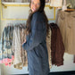 Navy Zip Up Tunic