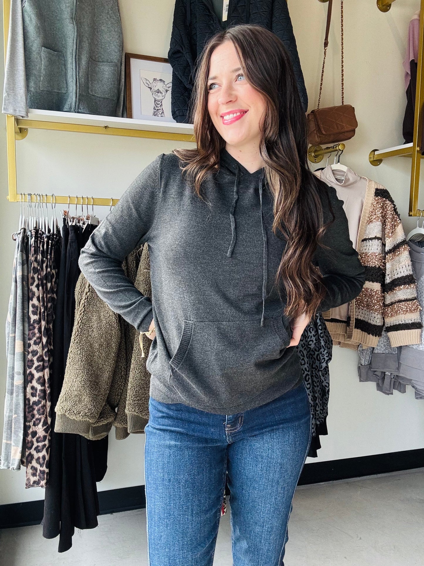 Charcoal Sweater Hoodie