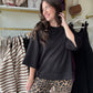 Black Short Sleeve Pullover
