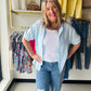Blue Sawyer Gauze Top