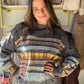 Ash Patch Stripe Crewneck
