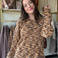 Camel & Brown Cozy Pullover