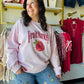 Pink Fruit Market Terry Pullover