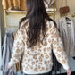 Leopard Eyelash Yarn Sweater