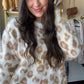 Leopard Eyelash Yarn Sweater