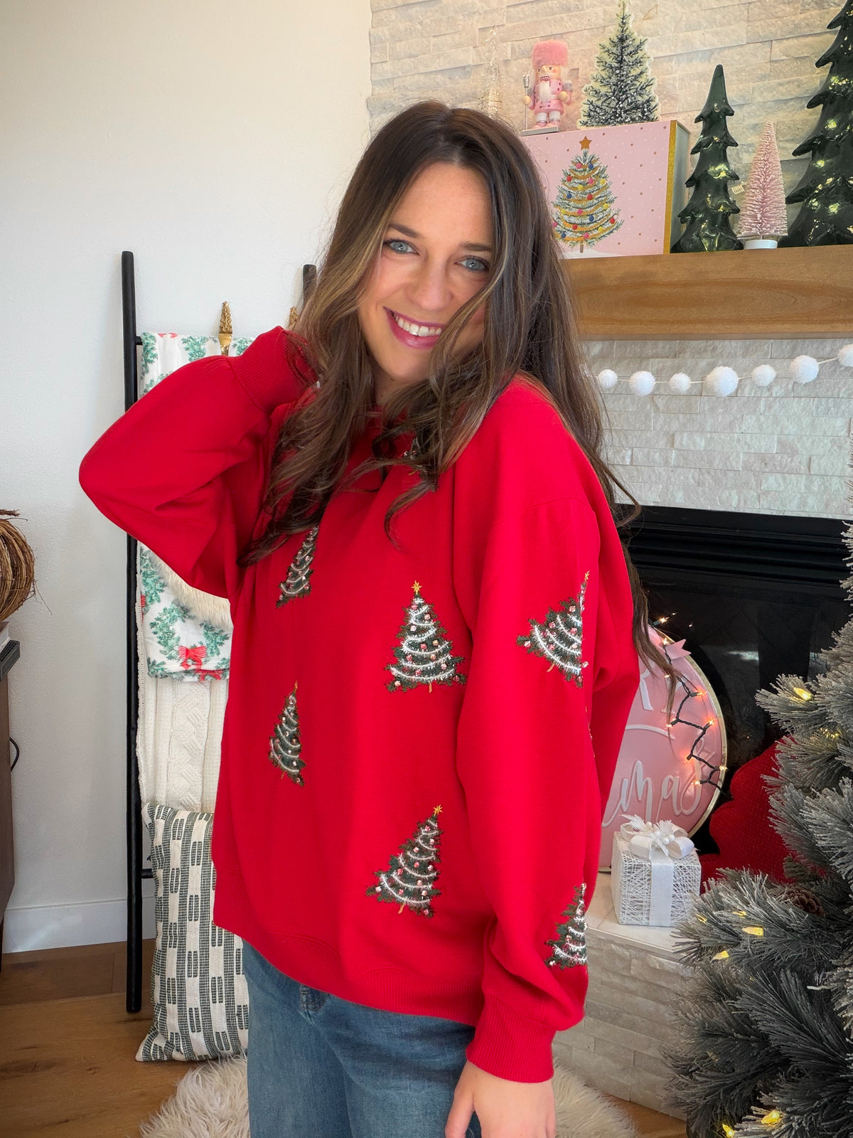 Sarah Merry Trees Sweatshirt