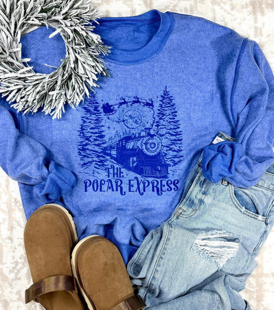 Blue Polar Express Crewneck