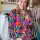 Vibrant Floral Lizzy Top