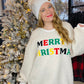 Merry Christmas Sherpa Crewneck