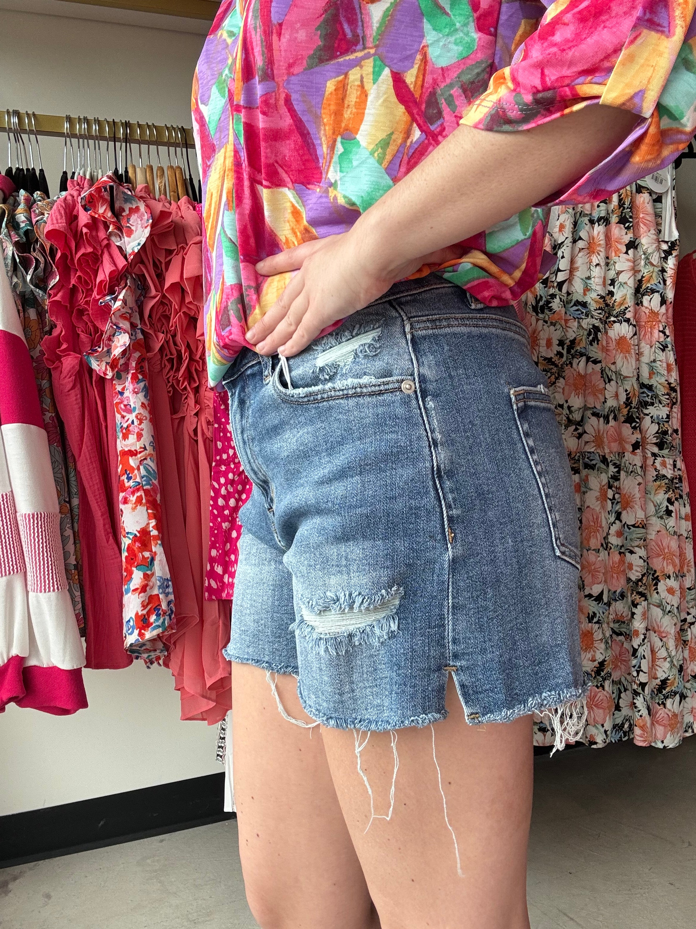 Denim Basket Weave Short main image 0