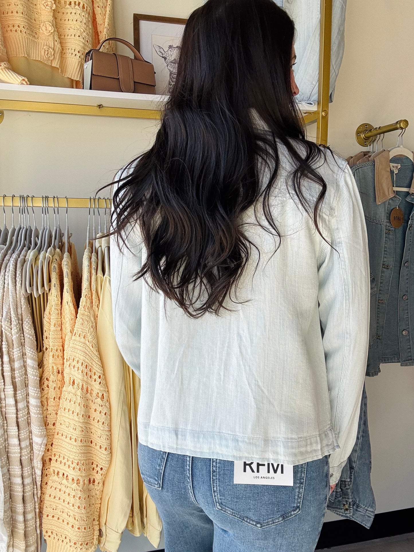 Mia Pinstripe Jackie Jacket