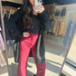 Black Madison Cardigan