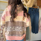 Pink Paisley Printed Hoodie