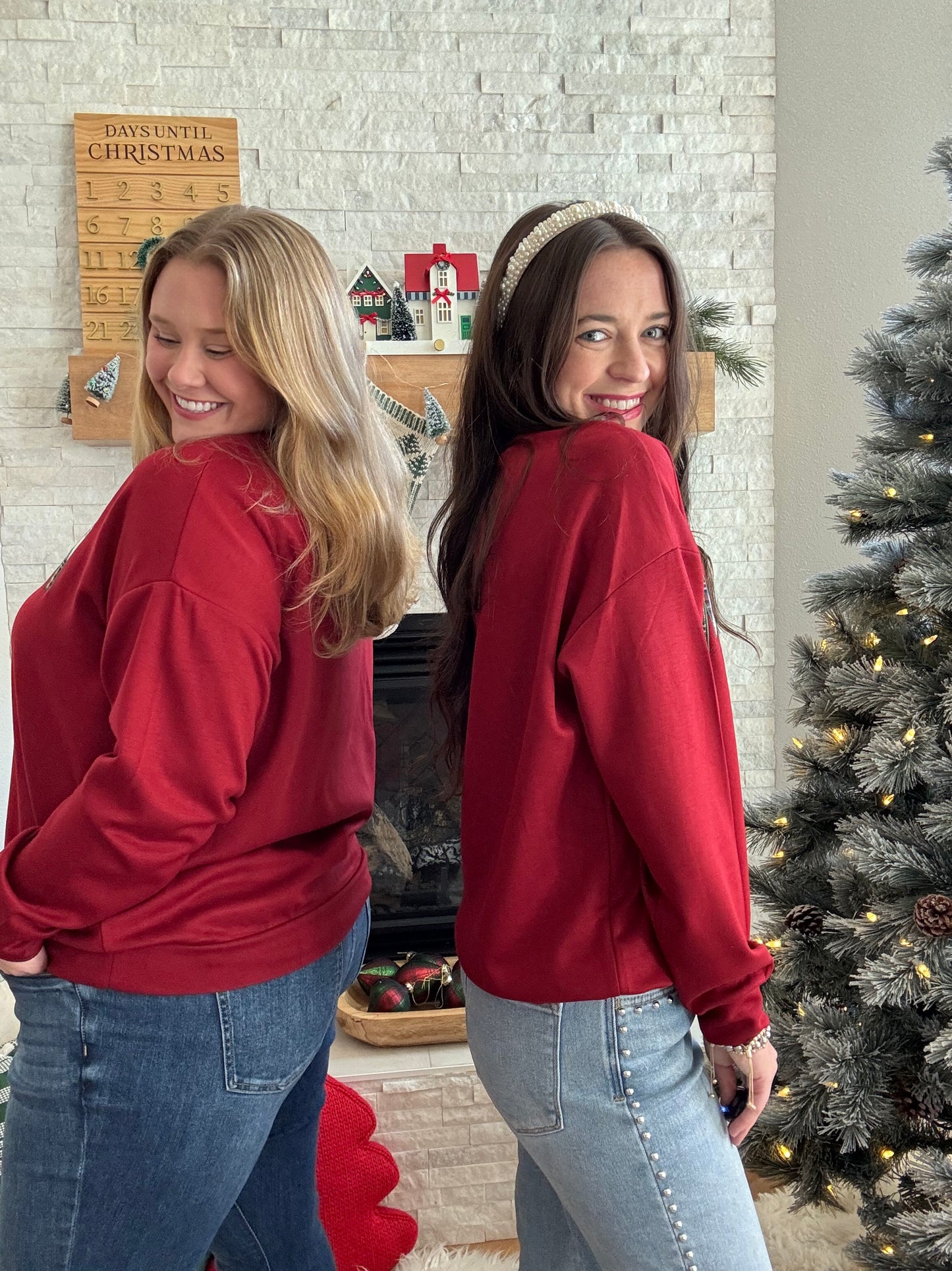 Merry Plaid Luxe Pullover