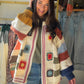 Multi Patch Chenille Cardigan