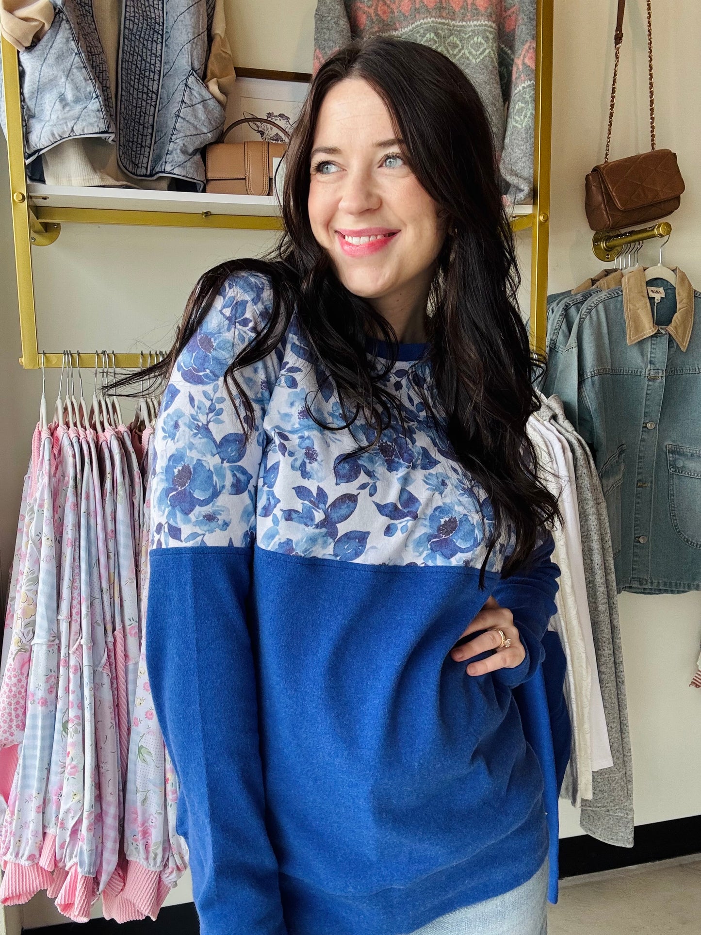 Sapphire Blue Natalie Top