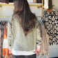 Light Olive Acid Wash Pullover