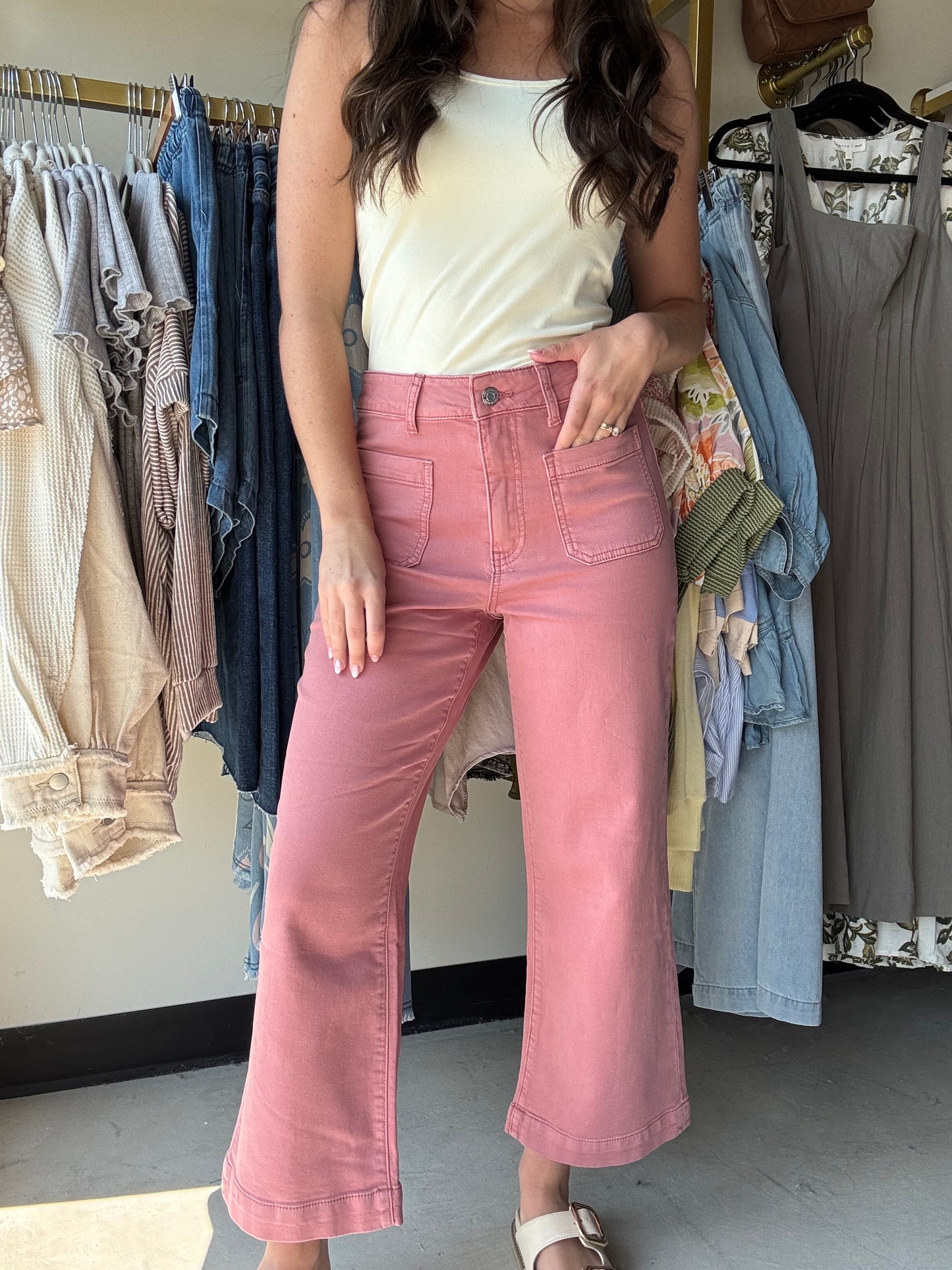 Weathered Rose Sophia Pants