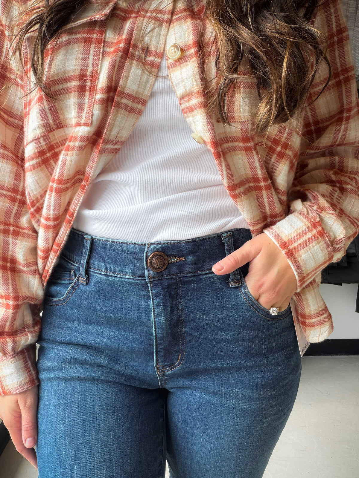 High Rise Straight Leg Jean