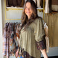 Vintage Bohemian Puffed Sleeve Top