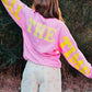 God Is Good Pink Sweatshirt